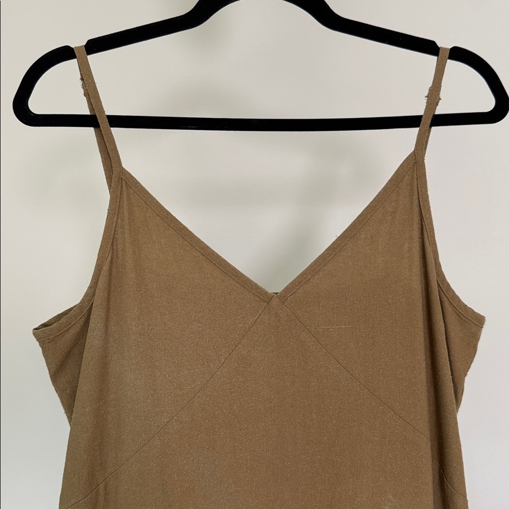 Jenni Kayne Riviera Slip Dress in Safari, Size M - Picture 4 of 8